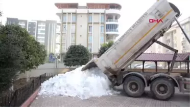 ÖĞRENCİLERİN KAR İSTEĞİNİ, BELEDİYE YERİNE GETİRDİ