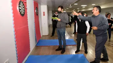 Muhtarlar dart turnuvasında buluştu