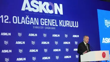 Cumhurbaşkanı Erdoğan: 'Kurun yıl sonu hesap kapatmaları sebebiyle bugünlerde tekrar oynamaya başlaması, geçici bir durumdur'