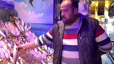 Yılın son gününde balık tezgâhlarında yoğunluk