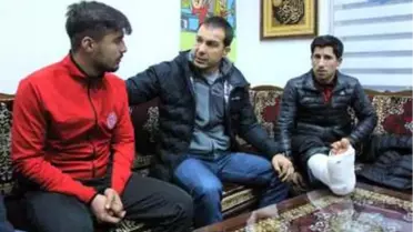 Federasyon Başkanı Eroğlu'dan kazazede güreşçilere moral
