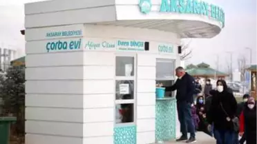 Aksaray'da hastanede bir çorba evi daha hizmete girdi