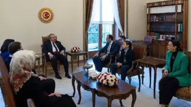 TBMM Başkanı Şentop, Batı Trakya Türkleri liderinin ailesini kabul etti