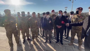 Türkiye ve Azerbaycan gazilerinden TBMM'ye ziyaret