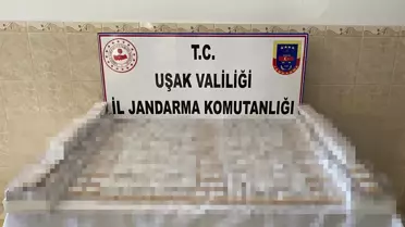 Uşak'ta 17 bin 300 bandrolsüz makaron ele geçirildi
