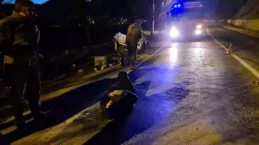 Mobilet bisiklete çarptı: 2 yaralı