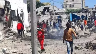 Somali'de havalimanı yakınlarında patlama