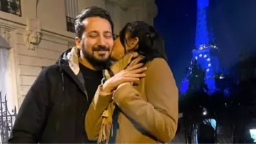 Paris'te romantik evlilik telifi