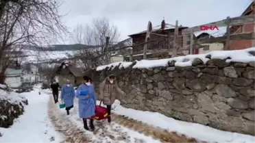 ORDU'DA KARLI YOLLARDA AŞI MÜCADELESİ