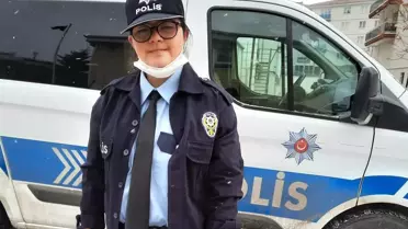 Down sendromlu Rümeysa'nın polis olma hayali gerçek oldu