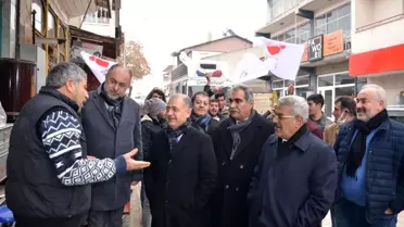 TDP heyeti Tercan'da esnafla bir araya geldi
