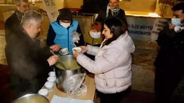 ESKİŞEHİR - İl Müftülüğünden üniversite öğrencilerine çorba ikramı