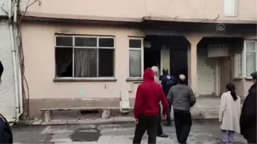 Son dakika haberi... Yabancı uyruklu ailenin kaldığı evde çıkan yangın söndürüldü