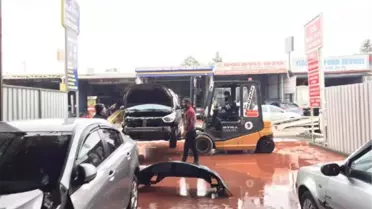 KAR YAĞDI KAPORTACILARDA YOĞUNLUK BAŞLADI