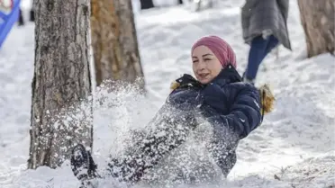Ankara'da 'Kızak Şenliği'
