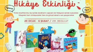 Sömestr tatilinde çocuklara özel 'İnteraktif Hikaye Etkinliği'
