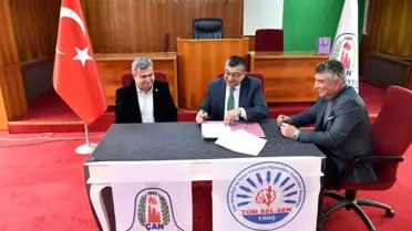 Çan Belediyesinden memura yüzde 120 artış