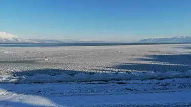 Son dakika! Türkiye'nin 4. büyük gölü Eğirdir buz tuttu