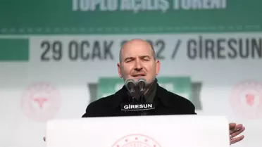 Son dakika haberi... İçişleri Bakanı Süleyman Soylu, Giresun'da konuştu Açıklaması