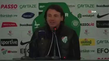 Bursaspor Teknik Direktörü Tamer Tuna: 'Bu bir başlangıç'
