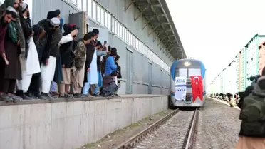 Afganistan'a uğurlanan İyilik Treni 4 bin 168 kilometrelik hedefine ulaştı