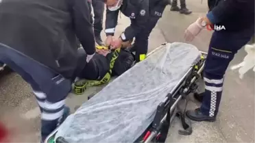 Bıçaklanan genç yarasını unutup, gazetecilere 'Çekmek yasak' dedi