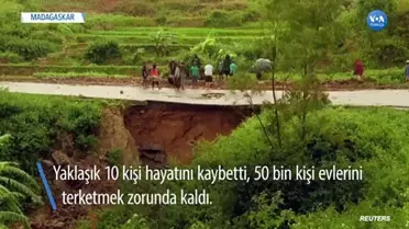 Fırtına Madagaskar'da Can Kayıplarına Neden Oldu