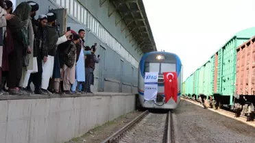 İnsani yardım taşıyan 'İyilik Treni' Afganistan'a ulaştı (2)