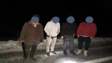 Konya'da projektörle avlandığı iddia edilen 4 kişi yakalandı