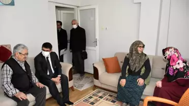 Başkan Çelik yarım asır aynı yastığa baş koyan çiftleri ziyaret etti