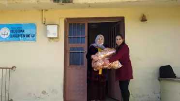 Gördesliler 40 öğrenciyi sevindirdi
