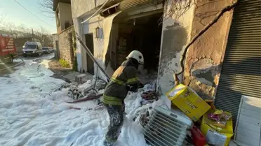 Bakkalda meydana gelen patlamada 4 kişi yaralandı