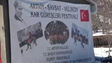 '25. Uluslararası Kar Üstü Karakucak Güreşleri' yapıldı