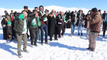Son Dakika | Ağrı'da 2241 rakımlı Balık Gölü'nde kış festivali düzenlendi