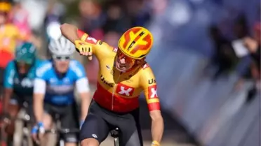 Son dakika haberi... Tour of Antalya'nın Aspendos-Termessos etabında kazanan Jacob Hidsgaul Madsen oldu