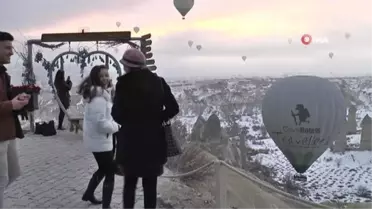 Kapadokya'da 'Evet' dedi