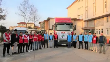 Sakarya'da toplanan yardımlar İdlib'deki ihtiyaç sahiplerine gönderildi