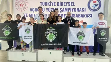 Türkiye Bireysel Açık Su Yüzme Kış Şampiyonası, Gebze'de yapıldı