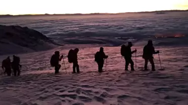 Süphan Dağı'na kış tırmanışı