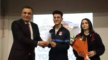 2022 Kış Olimpiyatları'nda 6. olan Furkan, öğrencilere tavsiyelerde bulundu Açıklaması