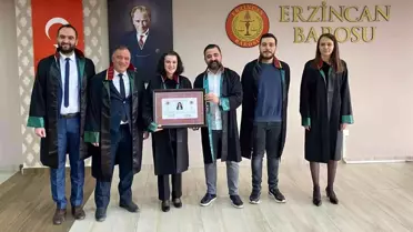 Stajyer avukatlar ruhsatnamelerini aldı