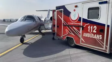 Son dakika haber | Elazığ'da 6 günlük bebek ameliyat için ambulans uçakla Konya'ya sevk edildi