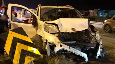Aydın'da hafif ticari araç ile otomobil çarpıştı: 5 yaralı