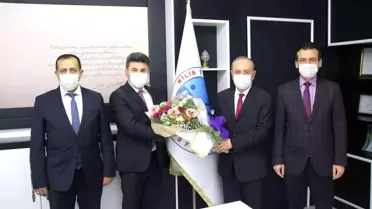 Defterdar Keleş, Rektör Karacoşkun'la bir araya geldi