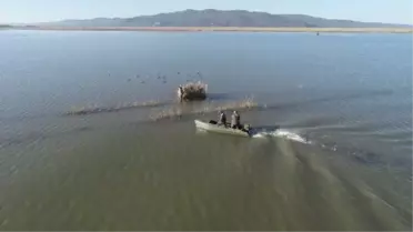Gala Gölü'nde dronlu denetim