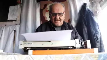 51 yıllık arzuhalci Özgünetey: 'Bu işin fazla ömrü yok, en fazla 2 seneye biter'