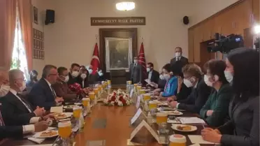CHP, AP İnsan Hakları Komisyonu üyelerini kabul etti