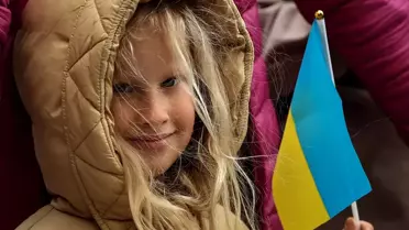 İstanbul'daki Ukraynalılardan 'savaşa hayır' eylemi