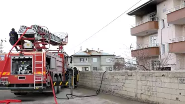 Van'da korkutan yangın