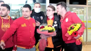 Galatasaray kafilesi Konya'ya geldi